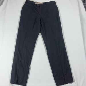 Lauren Ralph Lauren Slim Fit 100% Wool Dress Pants Charcoal Grey 36x32